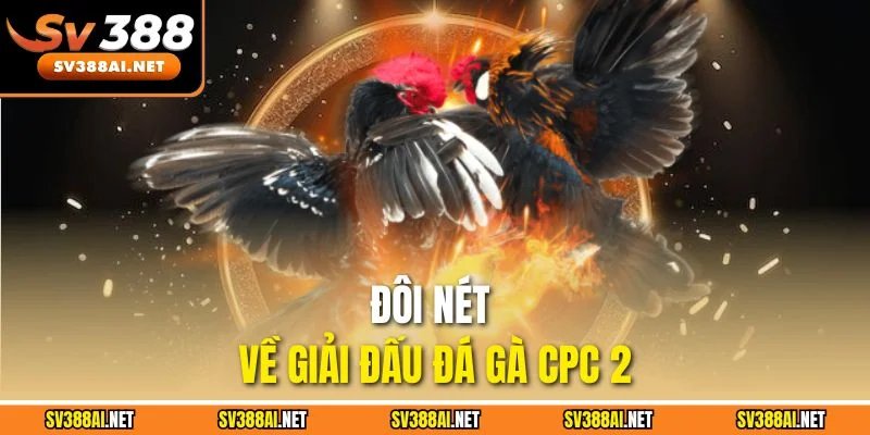 Đôi nét về giải đấu đá gà CPC 2 Đôi nét về giải đấu đá gà CPC 2